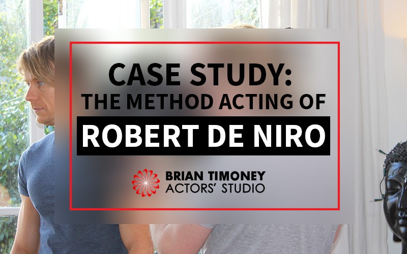 Method acting Robert De Niro