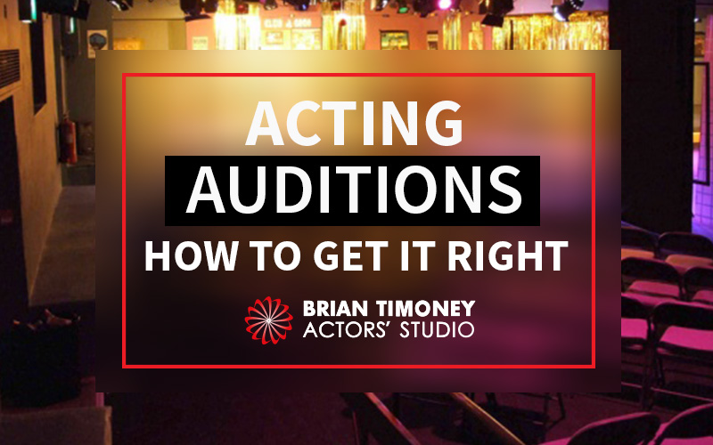 How To Excel At Acting Auditions